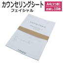 送料無料 バラ売り10枚 エステティック カウンセリングシート フェイシャル TAKIGAWA(タキガワ)