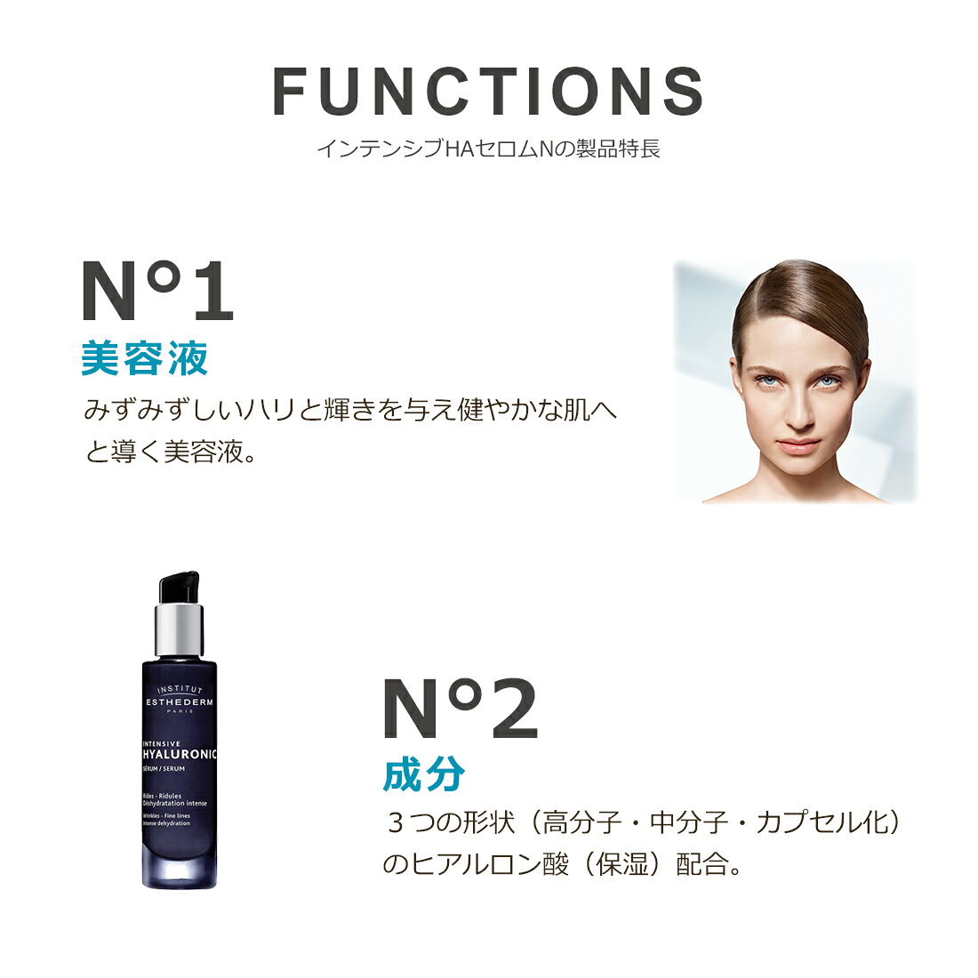 【エステダム 公式】美容液 エイジングケア ハリ つや うるおい ヒアルロン酸 インテンシブHAセロムN 30mL esthederm-official-10000013 オフィシャル・エステダムストア サンプル画像3