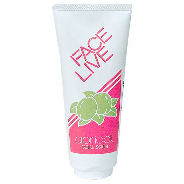 フェイススクラブ フェースライブ　180g フェイシャルスクラブ　facial scrub apricot seed