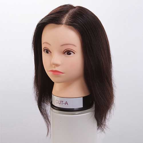 東京チャーム　CUT-A 人毛100％　カットウイッグ / Tokyo Charm cut wig hair for practicing and training 