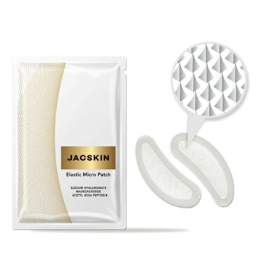 JACSKIN エラスティックマイクロパッチ　（4枚セット入り/1回分2パッチ)　目元・口元専用マイクロニードルパッチ Elastic Micro Needle Patch