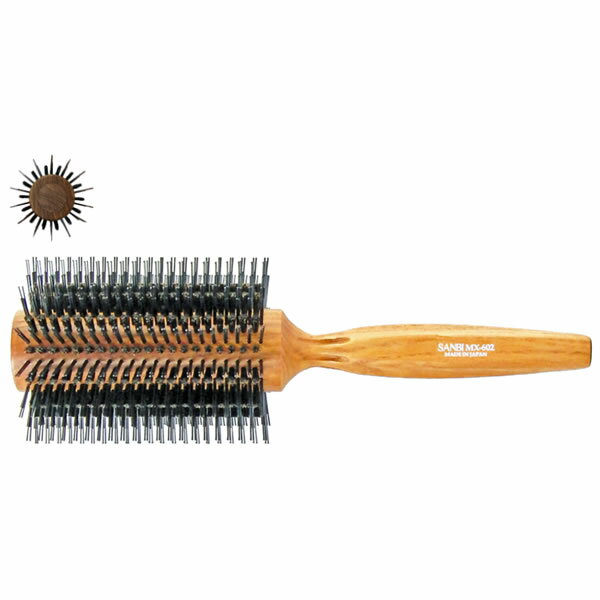 【日本製】 サンビーブラシ MX-602 / サンビMXシリーズ / ヘアブラシ / ペア植毛 / Sanbi Hair Brush MX-602