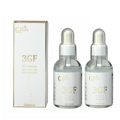 【2本セット】EGF 美容液 FGF IGF 原液 3GF エッセンス 60mL 2本 demarrer デマレ 化粧品 ヒアルロン酸 レチノール グロスファクター 成長因子 しわ ハリ エイジングケア エレクトロポレーショ…