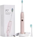 アイユー APIYOO P7 音波電動歯ブラシ/ピンク+替ブラシ5本セット音波 電動 ハブラシ 歯ぶらし 極細毛 歯磨き ハミガキ デンタルケア 歯茎 歯石 歯垢 虫歯 口臭 完全防水 静音設計 水洗い 衛生 清潔 海外対応 USB充電 充電式 過充電防止機能 持ち運び 携帯 正規品 送料無料