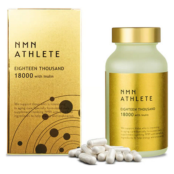 【メーカー直送/代引不可】エヌエムエヌ アスリート エイティーンサウザンド 18000 サプリメント 180粒 国産NMN 18000mg/本 ニコチンアミドモノヌクレオチド GMP認証 サプリ MADE IN JAPAN NMN ATHLETE EIGHTEEN THOUSAND 18000 株式会社ビセラ研究所 正規品 送料無料