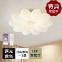 シーリングライト LED おしゃれ 北欧 花 調光調色 省エネ スマホ リモコン操作 取付簡単 6畳 8畳 10畳 12畳 明るい 間接照明 インテリア 照明器...