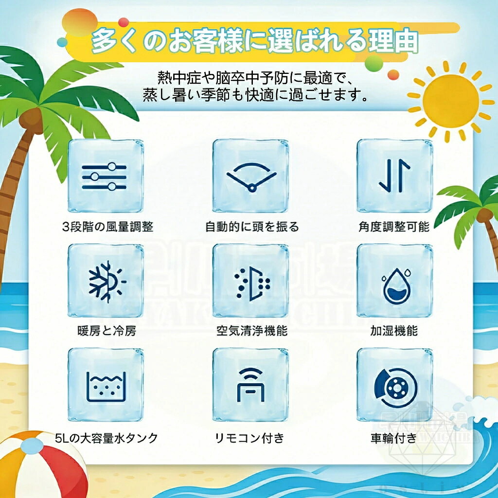 【楽天スーパーSALE 半額！】冷風機 扇風機 冷風扇 強力 業務用 冷風器 強力 小型...
