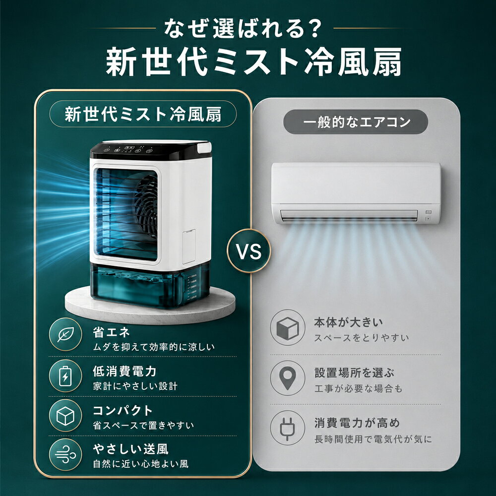 正規品 冷風機 ポータブルクーラー 小型 冷風扇 卓上 ミニ冷風機 ポータブルエアコ...