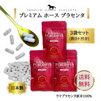 送料無料★[3袋] プレミアムホースプラセンタ 60粒3袋（約3ヶ月分） premium horse placenta 栄養補助食品 ウマプラセンタエキス 100%プラセンタ 日本製 サプリメント 女性ホルモン 美容 美肌 エイジングケア えいじんぐけあ