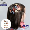 【MIMI&LULA 公式】LUCKY HORSE CLIP SET 馬 ハート グリッター キッズ ヘアアクセサリー ヘアピン 4個入り プチギフト ベビー ...