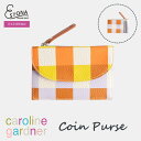 【caroline gardner 公式】Multi Check Cardholder Coin Purse │ キャロラインガードナー コインパース ミニ財布 ウォレット カード入れ 小銭入れ 革小物 チェック 高見え イギリス ギフト
