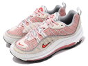 NIKE W AIR MAX 98ナイキ エア マックス 98 レディース ランニング シューズBLEACHED CORAL/BRIGHT CRIMSON-SAIL 19-03-017