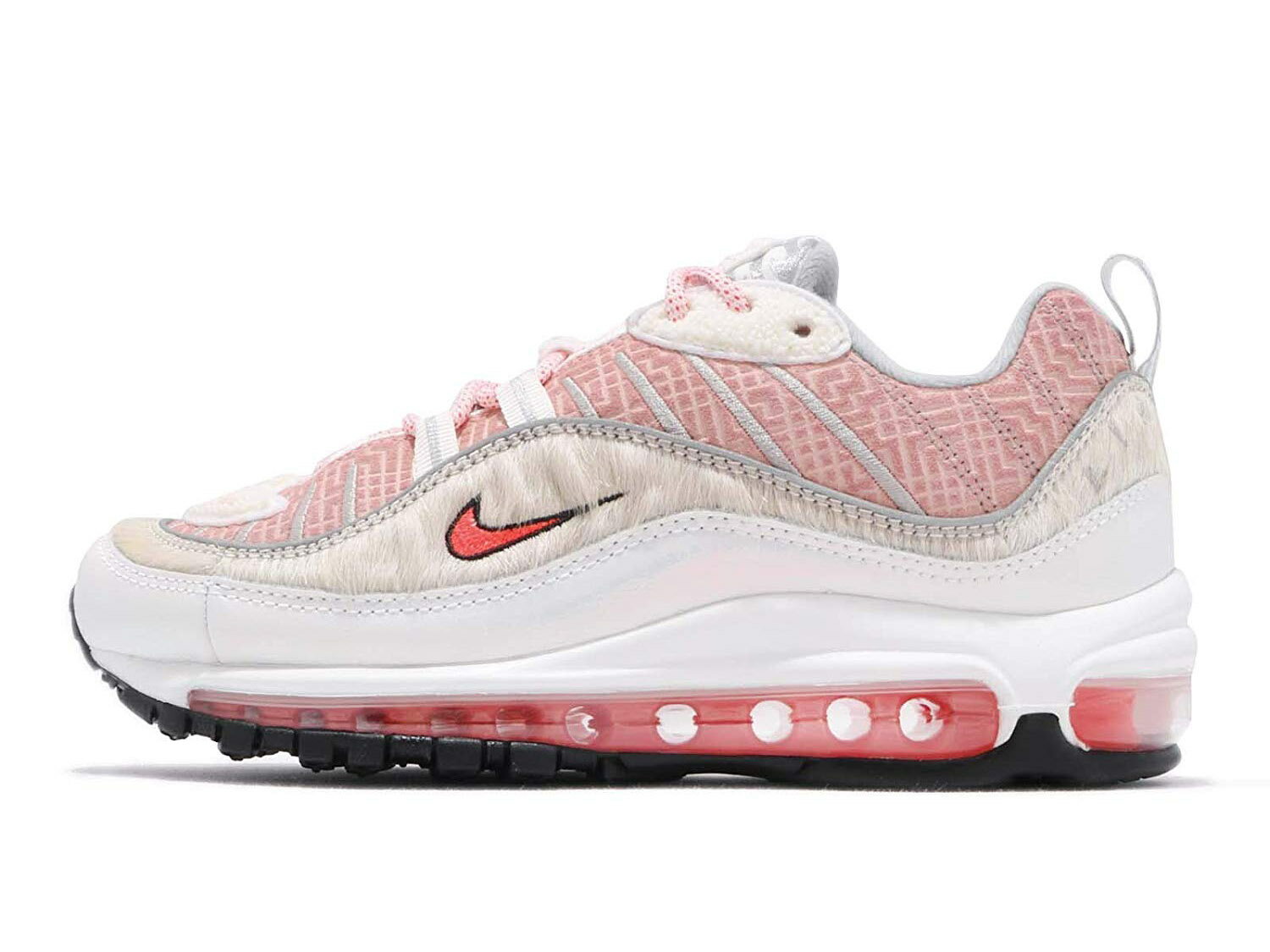 NIKE W AIR MAX 98ナイキ エア マックス 98 レディース ランニング シューズBLEACHED CORAL/BRIGHT CRIMSON-SAIL 19-03-017