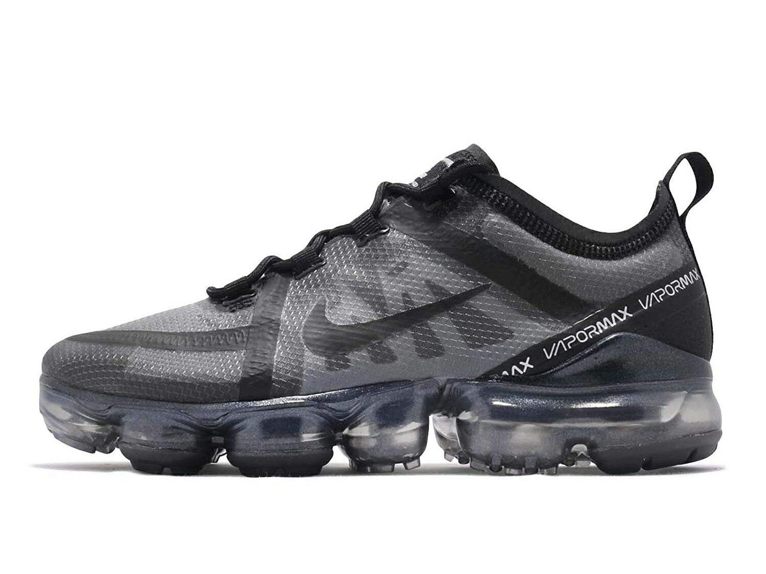 NIKE WMNS AIR VAPORMAX 2019ナイキ エア ヴェーパーマックス 2019 レディース ランニング シューズBLACK/BLACK 19-03-38