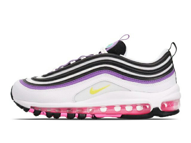 NIKE W AIR MAX 97ナイキ エア マックス 97 レディース ランニング シューズ White Purple Pink Yellow