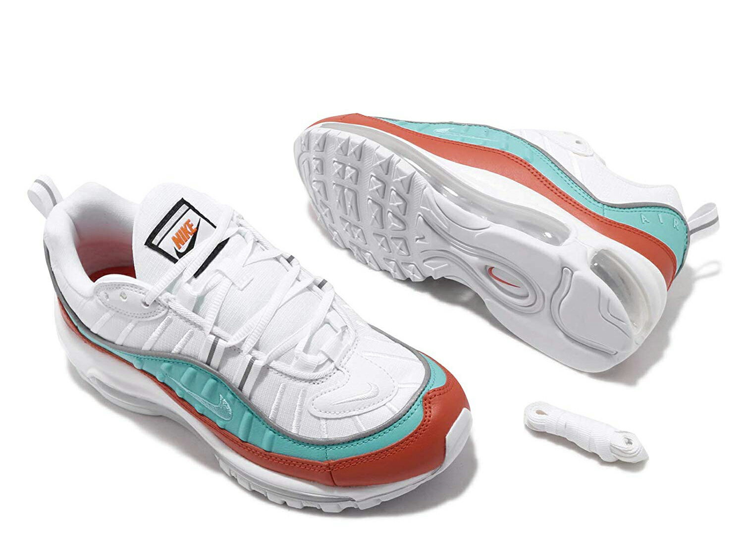 NIKE W AIR MAX 98 SEナイキ エア マックス 98 レディース ランニング シューズCOSMIC CLAY/LIGHT AQUA-WHITE 19-07-0172