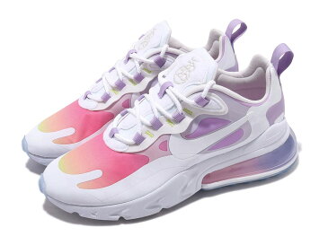 NIKE W AIR MAX 270 REACTナイキ エア マックス 270 リアクト レディース カジュアル シューズ MULTI-COLOR/WHITE-WHITE-METALLIC GOLD 20-02-0102#80