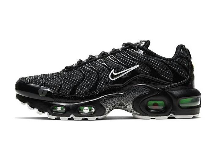 NIKE AIR MAX PLUS QS (GS) ナイキ エア マックス PLUS QS (GS) レディース キッズ カジュアル シューズBLACK/BLACK-20-04-0291#7