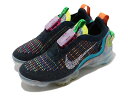 NIKE W AIR VAPORMAX 2020 FK ナイキ エアヴェーパーマックス2020 FK フライニット メンズ カジュアル シューズ Pure Platinum/Black-Multi 20-09-0307 70