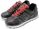 New balance WL574DMMWL574DMM B レディース ランニング シューズBlack/Red ブラック/レッド