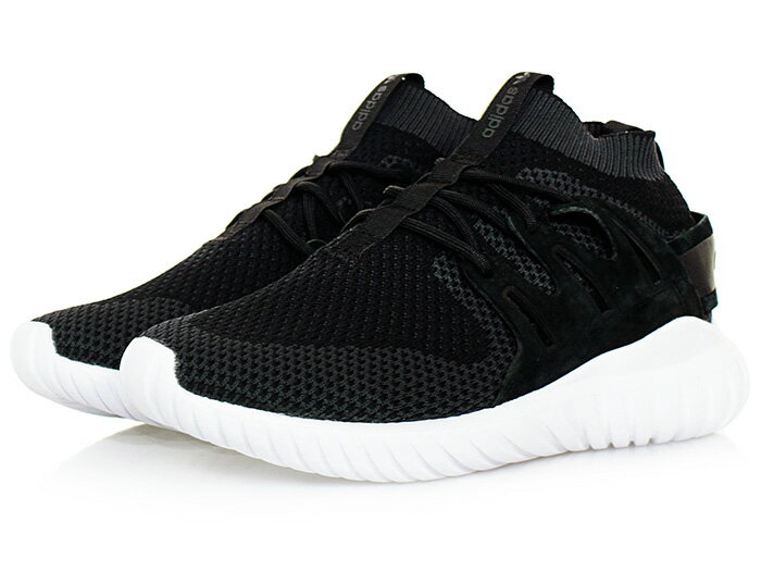 ADIDAS TUBULAR NOVA PKCORE BLACK/DARK GREY/VINTAGE WHITEアディダス チュブラー ノヴァ プライムニット 黒白