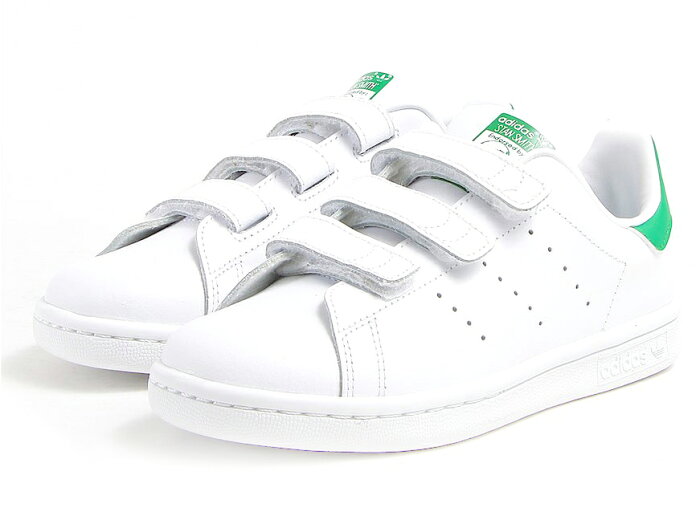 ADIDAS ORIGINALS STAN SMITH CF Cアディダス スタン スミス CF C 白緑キッズサイズ