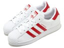 ADIDAS WMNS SUPERSTAR WHT/REDアディダス ウィメンズ スーパースター 白赤