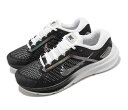 NIKE WMNS AIR ZOOM STRUCTURE 24ナイキ レディースランニングシューズBLACK 23-04-S#70(4)
