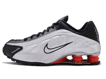 NIKE SHOX R4ナイキ ショックス R4 メンズ ランニング シューズBLACK/METALLIC SILVER/MAX ORANGE
