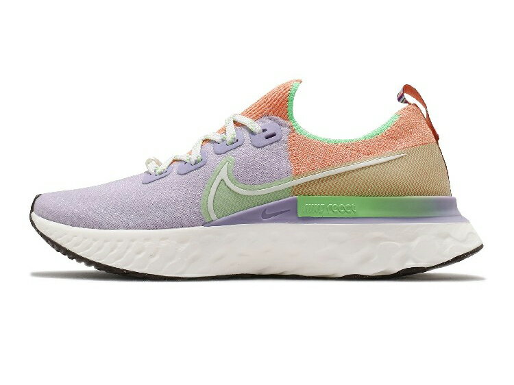 NIKE W REACT INFINITY RUN FKナイキ リアクト インフィニティ ラン フライニット レディース ランニング シューズMultiColor/orangr 20-12-0245#70