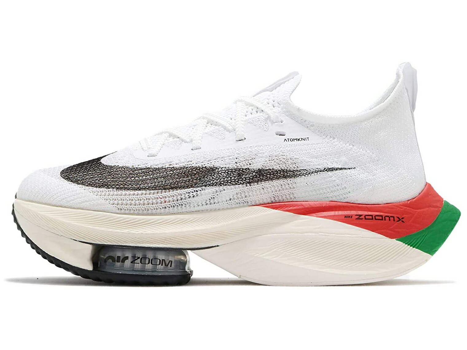 NIKE W AIR ZOOM ALPHAFLY NEXT% EKナイキ エア ズーム アルファフライ ネクスト% EK レディース ランニング シューズWHITE/BLACK-LUCKY GREEN 21-05-0309#80