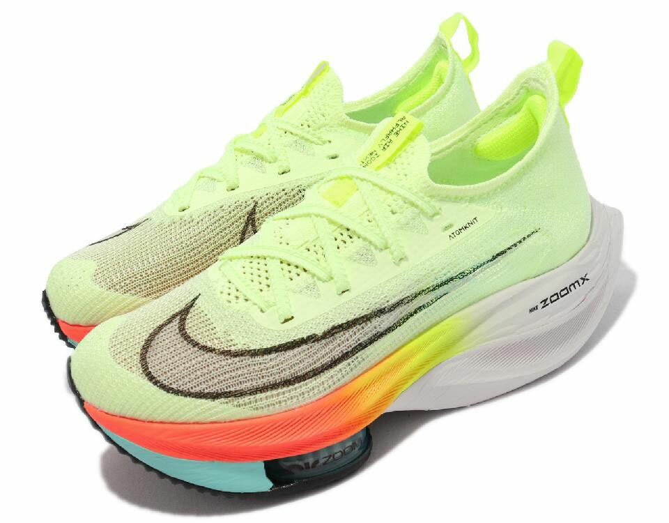 NIKE W AIR ZOOM ALPHAFLY NEXT%ナイキ エア ズーム アルファフライ ネクスト レディース カジュアル シューズYellow 21-10-L#100