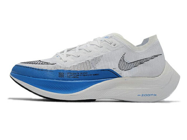 NIKE ZOOMX VAPORFLY NEXT% 2ナイキ ズームX ヴェーパーフライ ネクスト% 2 厚底 ランニング シューズWHITE/PHOTO BLUE 22-01-T#80