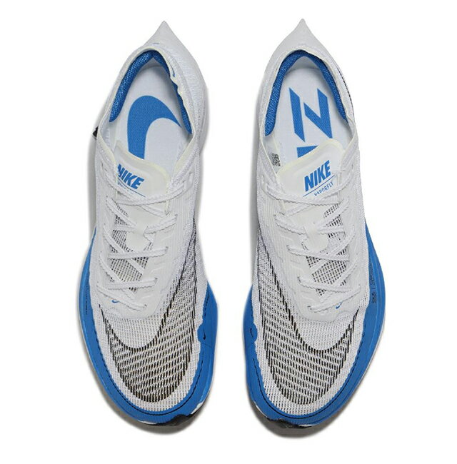 NIKE ZOOMX VAPORFLY NEXT% 2ナイキ ズームX ヴェーパーフライ ネクスト% 2 厚底 ランニング シューズWHITE/PHOTO BLUE 22-01-T#80