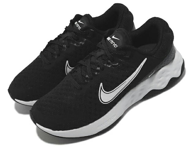 NIKE WMNS RENEW RIDE 3 ナイキ レディースランニングシューズ BLACK/WHITE 22-02-T#70 -J