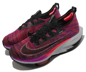 NIKE AIR ZOOM ALPHAFLY NEXT%ナイキ エア ズーム アルファフライ ネクスト% メンズ ランニング シューズPURPLE/PINK 22-03-T#100 -J