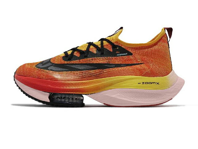 NIKE AIR ZOOM ALPHAFLY NEXT%ナイキ エア ズーム アルファフライ ネクスト% メンズ ランニング シューズORANGE BLACK22-03-T#100 -J