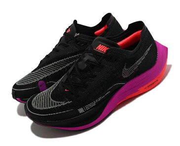 NIKE ZOOMX VAPORFLY NEXT% 2 ズームX ヴェイパーフライ ネクスト％ 2黒紫 BLACK PURPLE 22-05-S#70