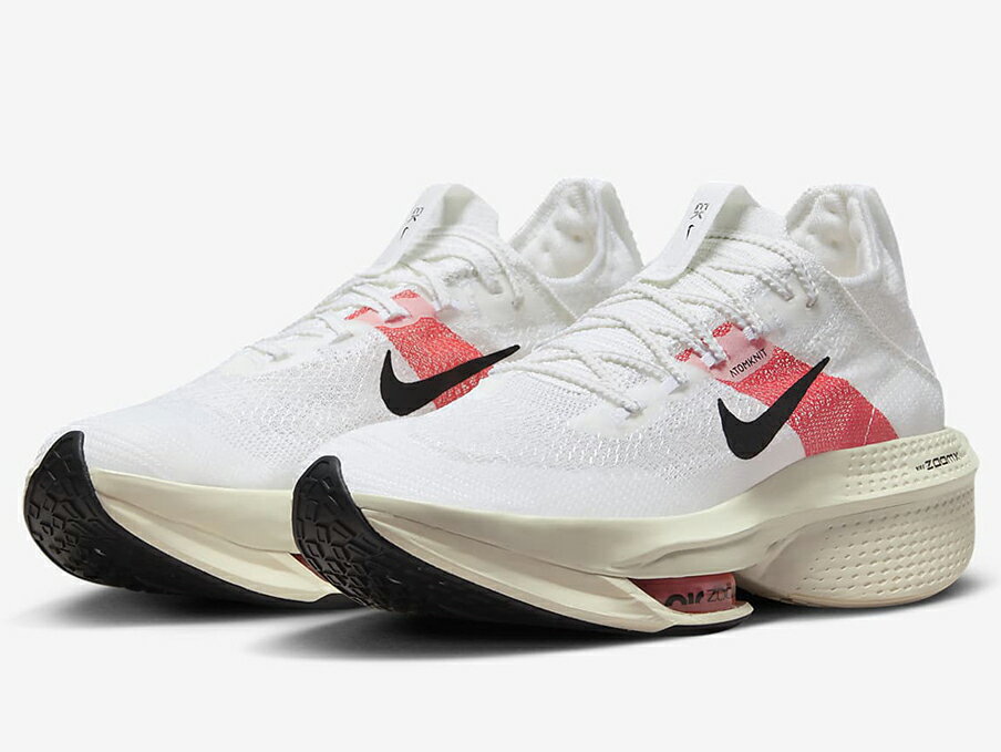 NIKE AIR ZOOM ALPHAFLY NEXT 2 EKナイキ エア ズーム アルファフライ ネクスト 2 EK ホワイト/チリレッド/ミルク/ブラック