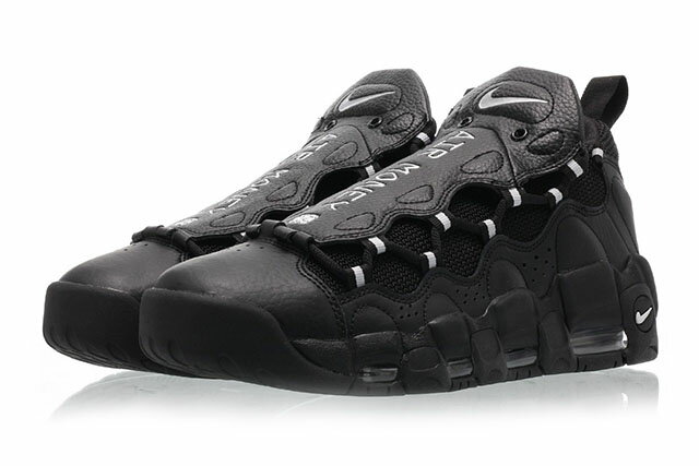 NIKE AIR MORE MONEYBLACK/METALLIC SILVER-BLACKナイキ エア モア マネー 黒黒