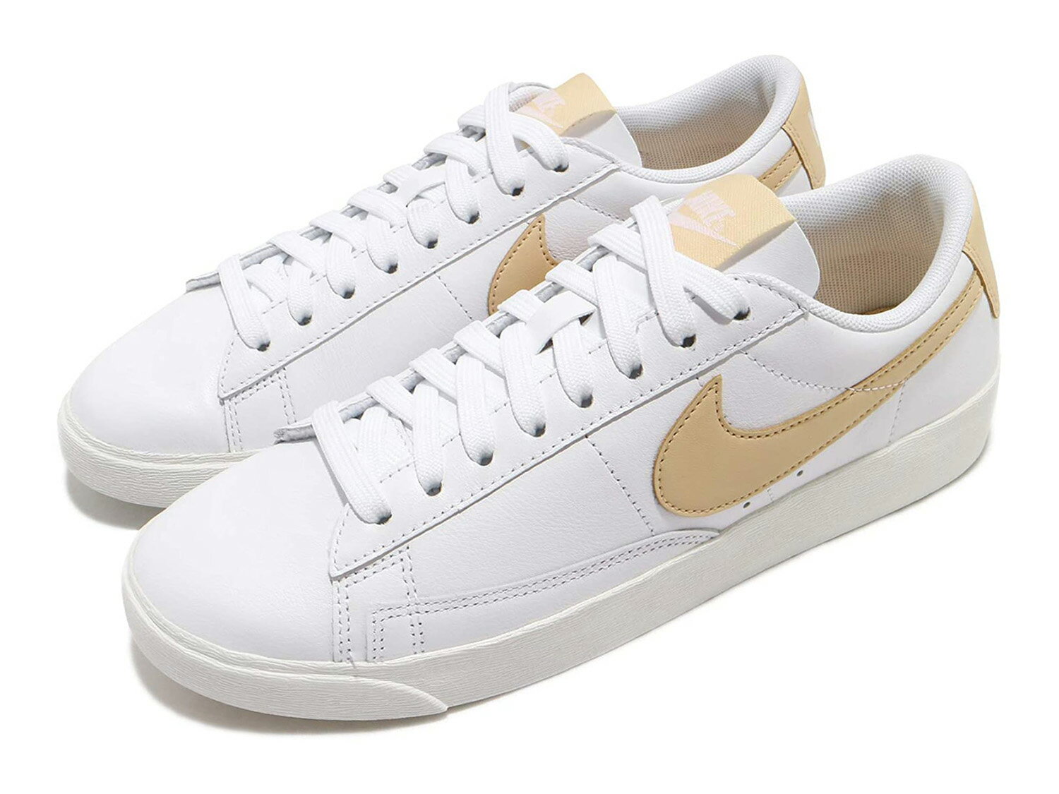 NIKE WMNS BLAZER LOW LEナイキ ウィメンズ ブレザ ロー LE レディ カジュアル シューズ 白ベージュ White/Canvas/White