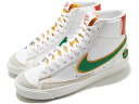 NIKE BLAZER MID 039 77 VNTG【RAYGUNS】ナイキ ブレザー ミッド 77 VNTG【レイガンズ】白オレンジ White/Stadium Green/Team Orange/University Gold 21-01-0293 70 -J