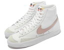 NIKE WMNS BLAZER MID 77iCL EBY uU[ ~bh 77 fB[X JWA V[YsN White Pink 21-10-L#70