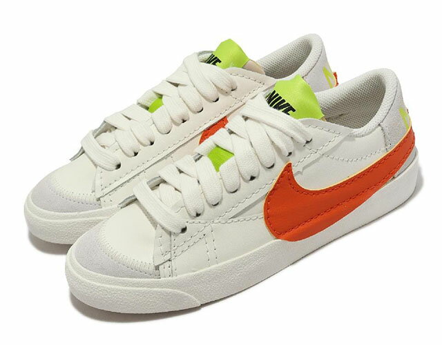 楽天EST premiumNIKE WMNS BLAZER LOW 77 JUMBOナイキ レディースカジュアルシューズSAIL ORANGE GREEN 22-05-S#70