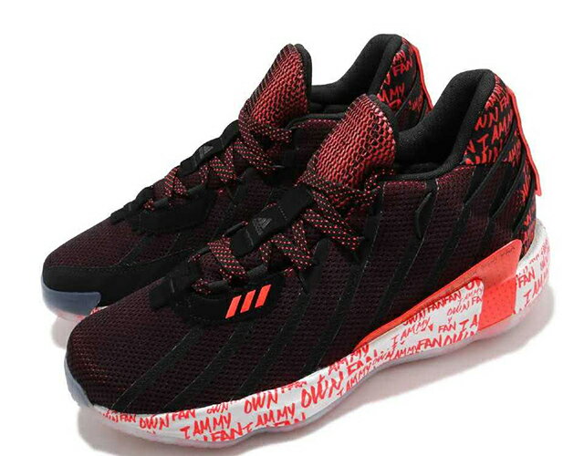 ADIDAS DAME 7 GCA アディダス メンズ バスケットボール シューズRED BLACK 22-05-S#70