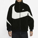 NIKE BIG SWOOSH BOA JACKETナイキ ビッグ スオッシュ ボア ジャケット 黒 ...