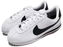 NIKE CORTEZ BASIC GSiCL Rebc x[VbN GS WHITE/BLACK