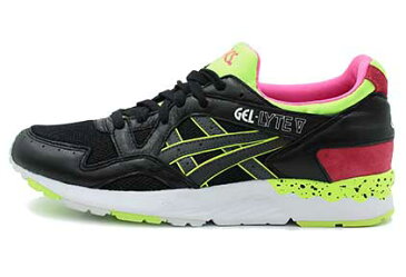 ASICS GEL LYTE VBlack/Fluorescent Greenアシックス ゲルライト 5 黒緑赤