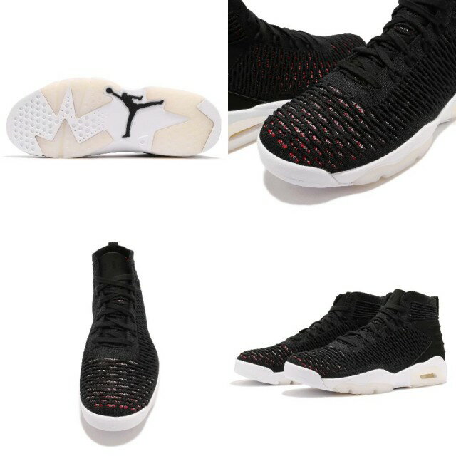 NIKE JORDAN FLYKNIT ELEVATION 23ジョーダン フライニット エレベーション 23 メンズ バスケットボール シューズBLACK/BLACK-UNIVERSITY RED