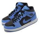 NIKE AIR JORDAN 1 MIDナイキ エア ジョーダン 1 ミッド BLUE 23-10-S#100